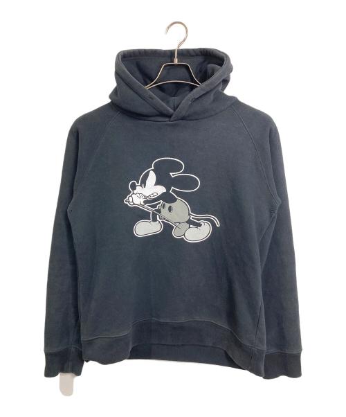 NUMBER (N)INE（ナンバーナイン）NUMBER (N)INE (ナンバーナイン) DISNEY コラボプリントパーカー　宮下期　USA製 ブラック サイズ:3の古着・服飾アイテム