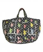 COMME des GARCONSコムデギャルソン）の古着「13SS ANDY WARHOL アンディ ウォーホル ドット柄 総柄プリント トートバッグ　ビッグトート」｜マルチカラー