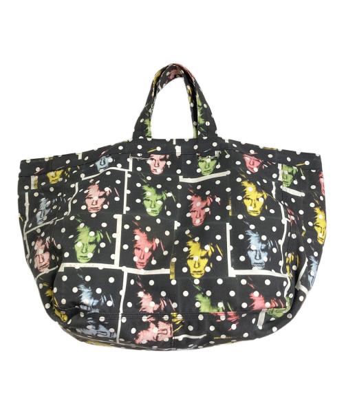 COMME des GARCONS（コムデギャルソン）COMME des GARCONS (コムデギャルソン) 13SS ANDY WARHOL アンディ ウォーホル ドット柄 総柄プリント トートバッグ　ビッグトート マルチカラー サイズ:実寸参照の古着・服飾アイテム