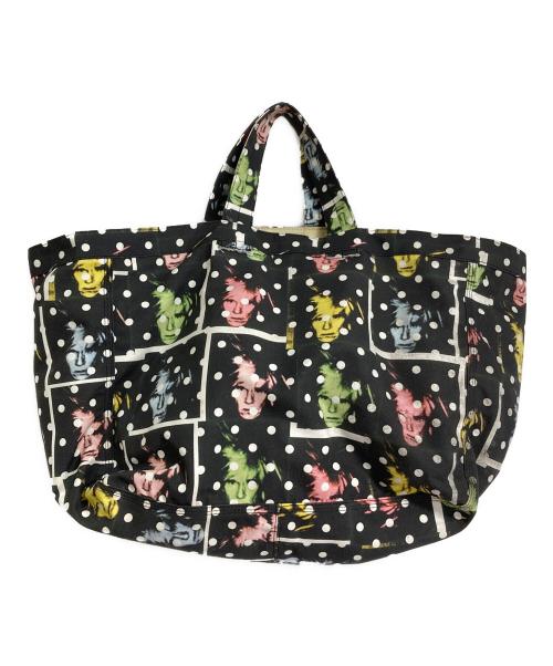 COMME des GARCONS（コムデギャルソン）COMME des GARCONS (コムデギャルソン) 13SS ANDY WARHOL アンディ ウォーホル ドット柄 総柄プリント トートバッグ　ビッグトート マルチカラー サイズ:実寸参照の古着・服飾アイテム