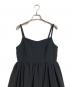 Noble (ノーブル) ストラップコクーンワンピース　キャミワンピース　ドレスワンピース ブラック サイズ:38：5000円