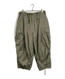 Needles（ニードルズ）の古着「ヒザデルパンツ H.D. Pant ビッグシルエット」｜カーキ