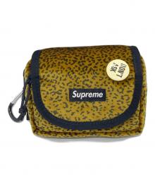 SUPREME（シュプリーム）の古着「Velvet Mini Pouch  ポーチバッグ　レオパード　」｜ブラウン