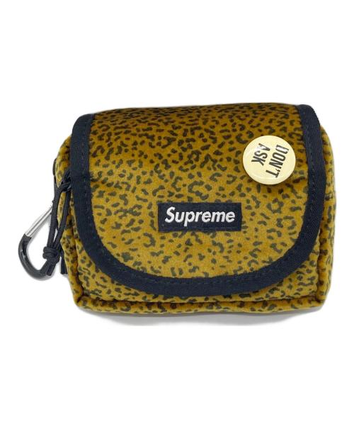 SUPREME（シュプリーム）Supreme (シュプリーム) Velvet Mini Pouch  ポーチバッグ　レオパード　 ブラウン サイズ:実寸参照の古着・服飾アイテム