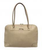 GUCCIグッチ）の古着「ハンドバッグ　レザーバッグ」｜ベージュ