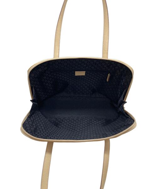 GUCCI（グッチ）GUCCI (グッチ) ハンドバッグ　レザーバッグ ベージュ サイズ:実寸参照の古着・服飾アイテム