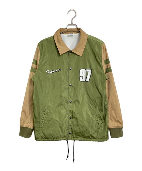 setagaya base（セタガヤベース）SETAGAYA BASE (セタガヤベース) コーチジャケット　ナイロンジャケット　日本製 カーキ サイズ:Lの古着・服飾アイテム