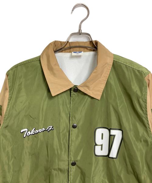 setagaya base（セタガヤベース）SETAGAYA BASE (セタガヤベース) コーチジャケット　ナイロンジャケット　日本製 カーキ サイズ:Lの古着・服飾アイテム