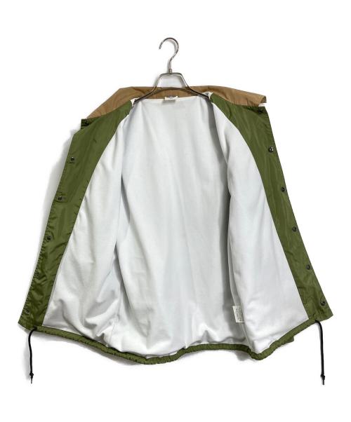 setagaya base（セタガヤベース）SETAGAYA BASE (セタガヤベース) コーチジャケット　ナイロンジャケット　日本製 カーキ サイズ:Lの古着・服飾アイテム