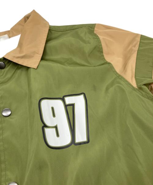 setagaya base（セタガヤベース）SETAGAYA BASE (セタガヤベース) コーチジャケット　ナイロンジャケット　日本製 カーキ サイズ:Lの古着・服飾アイテム