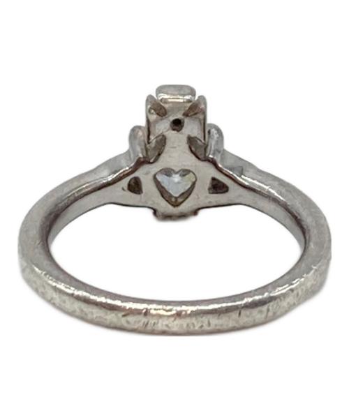 Vivienne Westwood（ヴィヴィアンウエストウッド）Vivienne Westwood (ヴィヴィアンウエストウッド) REINA クリスタルリング XS シルバー サイズ:XS（ 9号）の古着・服飾アイテム