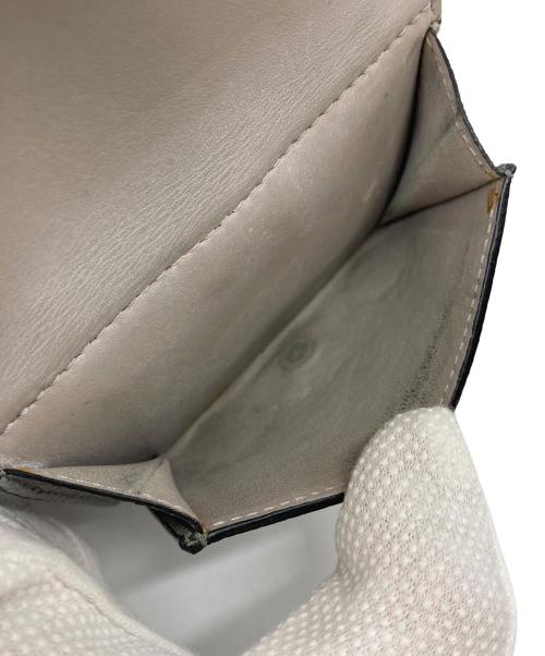 LOEWE（ロエベ）LOEWE (ロエベ) トライフォールド ウォレット　バイカラー　ミニ財布 グレー サイズ:実寸参照の古着・服飾アイテム