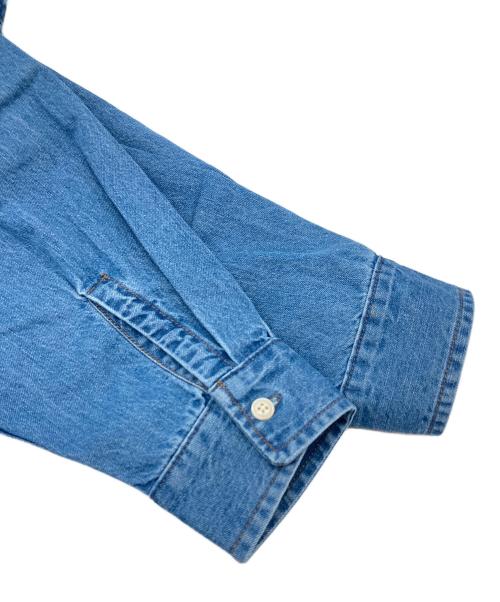 JOURNAL STANDARD relume（ジャーナルスタンダード レリューム）JOURNAL STANDARD relume (ジャーナルスタンダード レリューム) 9oz デニムワークシャツ　25SS デニムシャツ　コットンシャツ ブルー サイズ:FREEの古着・服飾アイテム