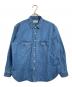 JOURNAL STANDARD relume（ジャーナルスタンダード レリューム）の古着「9oz デニムワークシャツ　25SS デニムシャツ　コットンシャツ」｜ブルー