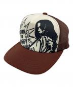 Hysteric Glamourヒステリックグラマー）の古着「Born To Lose Mesh Cap メッシュキャップ」｜ブラウン