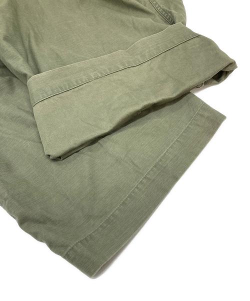 Needles（ニードルズ）Needles (ニードルズ) ファティーグ ヒザデルパンツ　オーバーサイズ　日本 カーキ サイズ:Lの古着・服飾アイテム