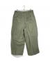 Needles (ニードルズ) ファティーグ ヒザデルパンツ　オーバーサイズ　日本 カーキ サイズ:L：10000円