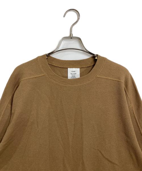 HYKE（ハイク）HYKE (ハイク) 長袖カットソー　コットンカットソー　日本製 ブラウン サイズ:4の古着・服飾アイテム