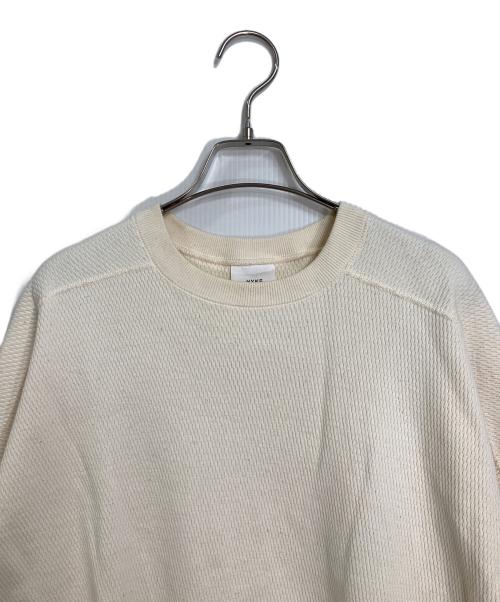 HYKE（ハイク）HYKE (ハイク) サーマルカットソー　コットンカットソー アイボリー サイズ:Mの古着・服飾アイテム