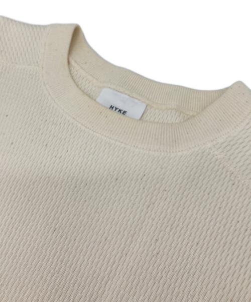 HYKE（ハイク）HYKE (ハイク) サーマルカットソー　コットンカットソー アイボリー サイズ:Mの古着・服飾アイテム