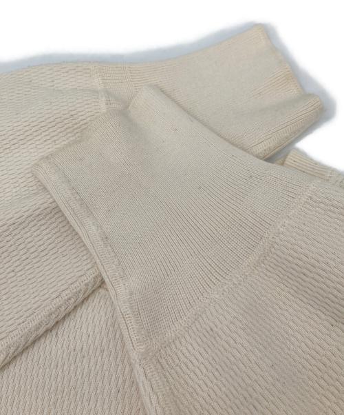 HYKE（ハイク）HYKE (ハイク) サーマルカットソー　コットンカットソー アイボリー サイズ:Mの古着・服飾アイテム