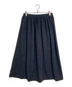 journal standard luxeジャーナルスタンダード ラックス）の古着「リラックス スカート　ロングスカート　日本製」｜ブラック