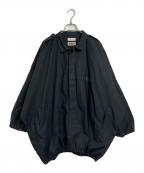 ILL ONE EIGHTYイルワンエイティ）の古着「JOURNAL STANDARD L'ESSAGE別注 SLEEPING SMOCK ブルゾン　ビッグシルエット　日本製」｜ブラック