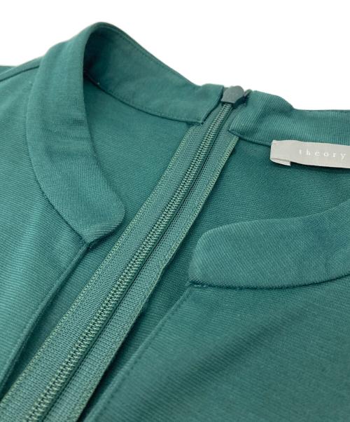 theory luxe（セオリーリュクス）theory luxe (セオリーリュクス) ノースリーブワンピース グリーン サイズ:40の古着・服飾アイテム