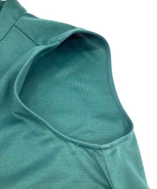 theory luxe（セオリーリュクス）theory luxe (セオリーリュクス) ノースリーブワンピース グリーン サイズ:40の古着・服飾アイテム
