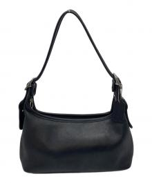 COACH（コーチ）の古着「ワンショルダーバッグ　レザーバッグ」｜ブラック