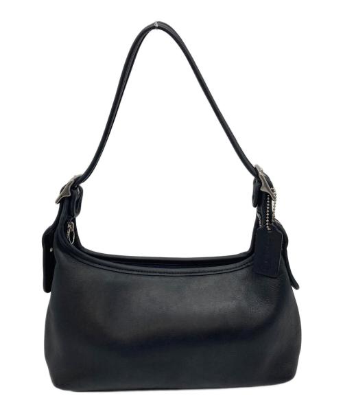 COACH（コーチ）COACH (コーチ) ワンショルダーバッグ　レザーバッグ ブラック サイズ:実寸参照の古着・服飾アイテム