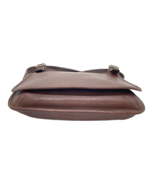 COACH（コーチ）COACH (コーチ) ショルダーバッグ　レザーバッグ ブラウン サイズ:実寸参照の古着・服飾アイテム