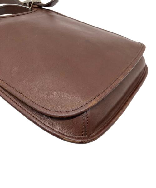 COACH（コーチ）COACH (コーチ) ショルダーバッグ　レザーバッグ ブラウン サイズ:実寸参照の古着・服飾アイテム
