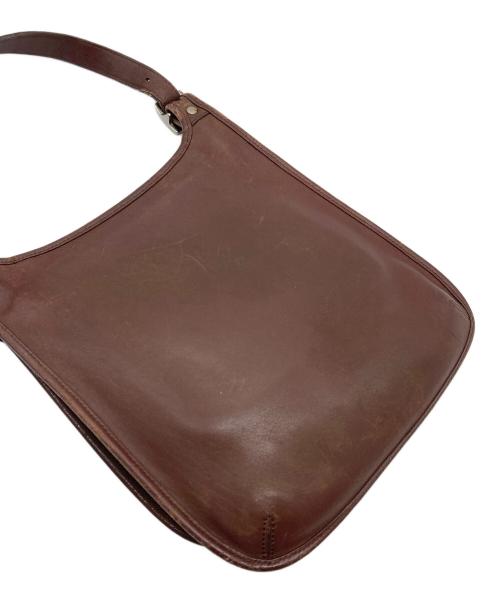 COACH（コーチ）COACH (コーチ) ショルダーバッグ　レザーバッグ ブラウン サイズ:実寸参照の古着・服飾アイテム