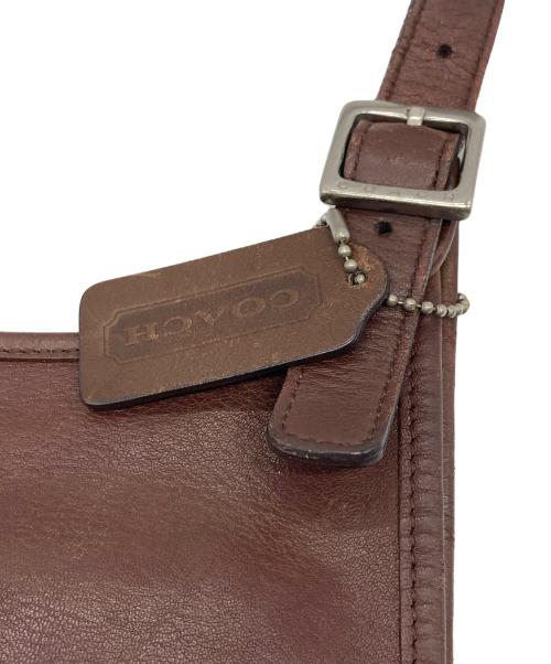 COACH（コーチ）COACH (コーチ) ショルダーバッグ　レザーバッグ ブラウン サイズ:実寸参照の古着・服飾アイテム