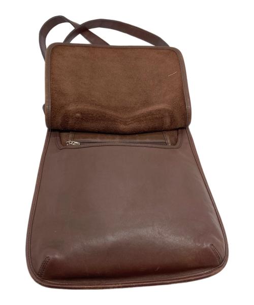 COACH（コーチ）COACH (コーチ) ショルダーバッグ　レザーバッグ ブラウン サイズ:実寸参照の古着・服飾アイテム
