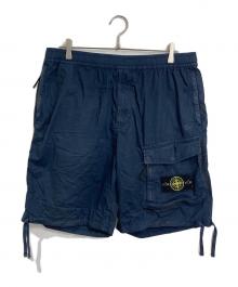 STONE ISLAND（ストーンアイランド）の古着「22SS ワッペン付きハーフパンツ」｜ネイビー