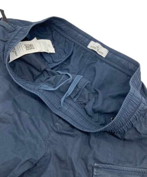 STONE ISLAND（ストーンアイランド）STONE ISLAND (ストーンアイランド) 22SS ワッペン付きハーフパンツ ネイビー サイズ:36の古着・服飾アイテム