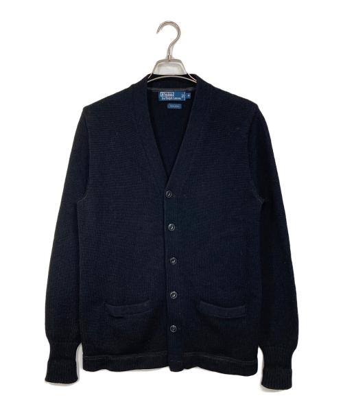 POLO RALPH LAUREN（ポロ・ラルフローレン）POLO RALPH LAUREN (ポロ・ラルフローレン) ウールニットカーディガン ブラック サイズ:Mの古着・服飾アイテム
