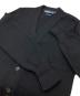 中古・古着 POLO RALPH LAUREN (ポロ・ラルフローレン) ウールニットカーディガン ブラック サイズ:M：6000円