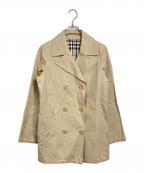 BURBERRYバーバリー）の古着「裏ノヴァショートトレンチジャケット」｜ベージュ