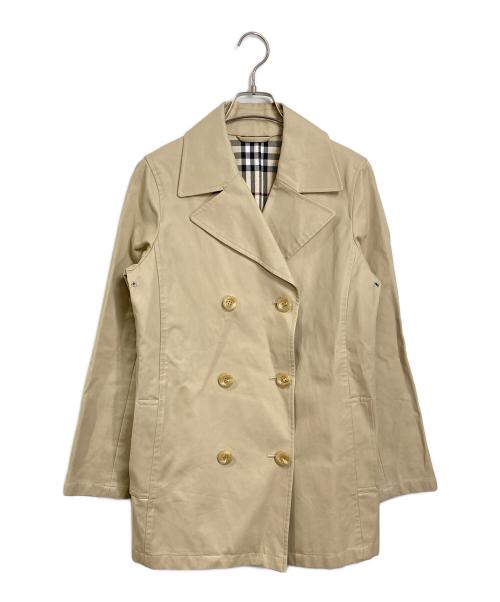 BURBERRY（バーバリー）BURBERRY (バーバリー) 裏ノヴァショートトレンチジャケット ベージュ サイズ:38の古着・服飾アイテム