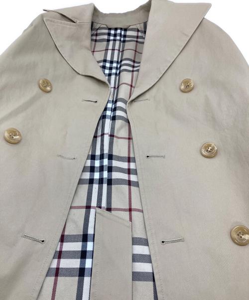 BURBERRY（バーバリー）BURBERRY (バーバリー) 裏ノヴァショートトレンチジャケット ベージュ サイズ:38の古着・服飾アイテム