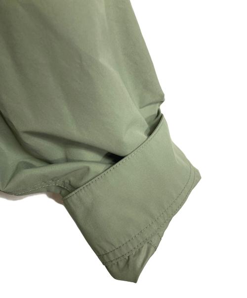 Traditional Weatherwear（トラディショナルウェザーウェア）Traditional Weatherwear (トラディショナルウェザーウェア) ELGIN LONG スタンドカラーコート　ロングコート　アウター　ライトアウター グリーン サイズ:34（実寸参照） 未使用品の古着・服飾アイテム