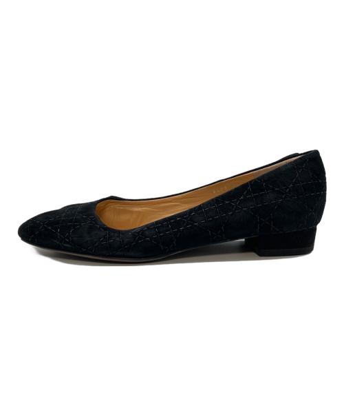 LANVIN COLLECTION（ランバンコレクション）LANVIN COLLECTION (ランバンコレクション) スクエアトゥカッターパンプス ブラック サイズ:24 1／2の古着・服飾アイテム