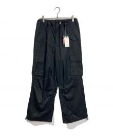 RYO TAKASHIMA（リョウタカシマ）の古着「VENTILE MILITARY PANTS コットンパンツ」｜ブラック