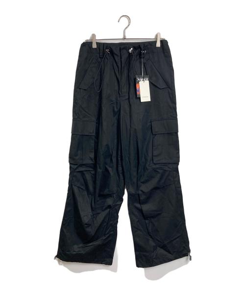 RYO TAKASHIMA（リョウタカシマ）RYO TAKASHIMA (リョウタカシマ) VENTILE MILITARY PANTS コットンパンツ ブラック サイズ:FREE 未使用品の古着・服飾アイテム