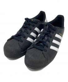 adidas（アディダス）の古着「ローカットスニーカー　スーパースター」｜ブラック