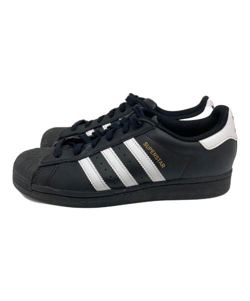 adidas（アディダス）adidas (アディダス) ローカットスニーカー　スーパースター ブラック サイズ:US5.5の古着・服飾アイテム