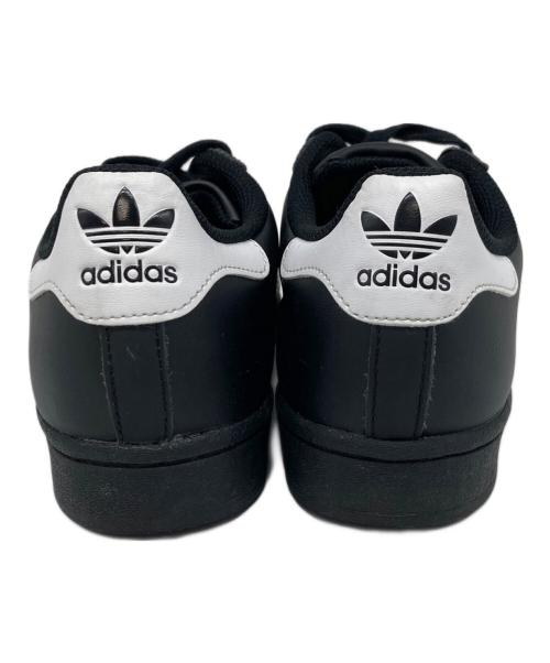 adidas（アディダス）adidas (アディダス) ローカットスニーカー　スーパースター ブラック サイズ:US5.5の古着・服飾アイテム